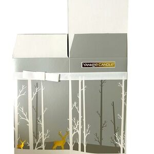 NWT Yankee Candle Gray and Gold Gift Box